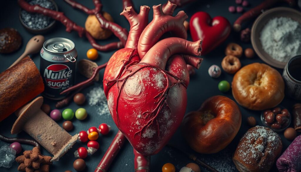 connection between added sugar intake and cardiovascular disease